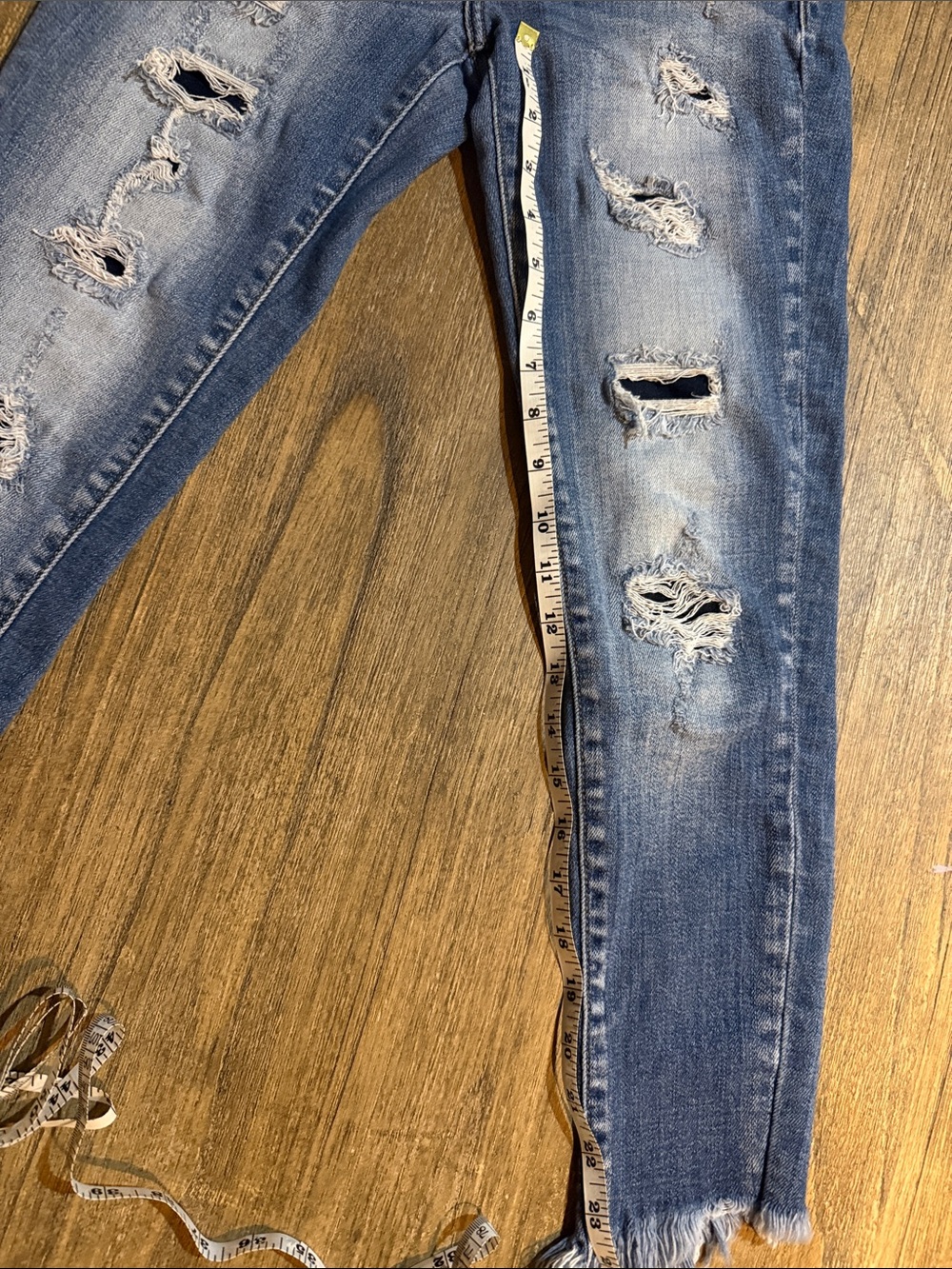 KanCan Medium Wash Distressed Skinny Jeans - Picture 7 of 7